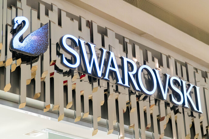 Swarovski Shops in Paris, London, Lugano.....